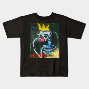 SKULL WITH CROWN Kids T-Shirt